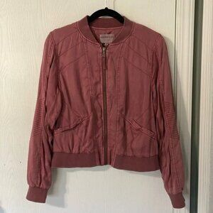 Pink Moto Utility Jacket Size Small